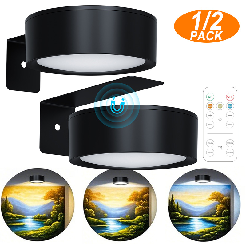 Desk Lamp - 1pc オフィスデスクランプ LED 磁気パックライト 調光可能 色変更
