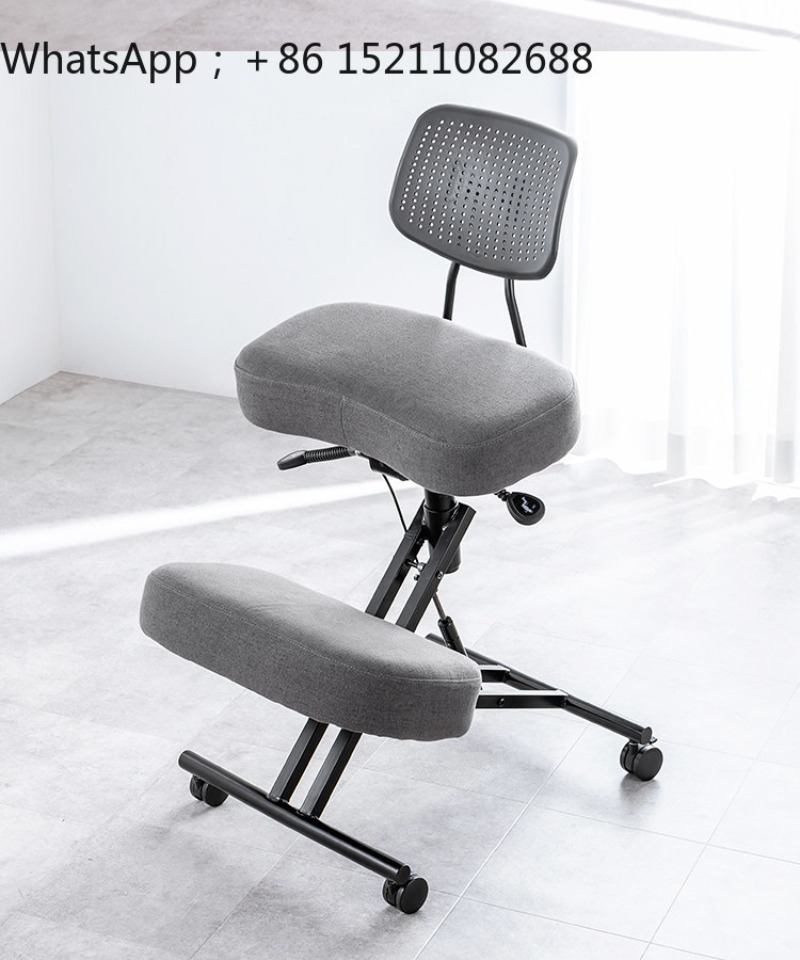 Office Stool - LLY オフィスチェア、人間工学に基づいた姿勢矯正チェア、ニーリングチェア、モンキーチェア、長時間座っても快適なチェア、脚を乗せて座れるチェア。
