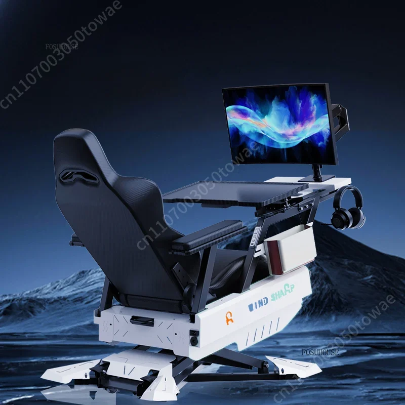 リクライニングゲーミングステーションコックピット、人間工学に - Standing Desk のレビューと価格