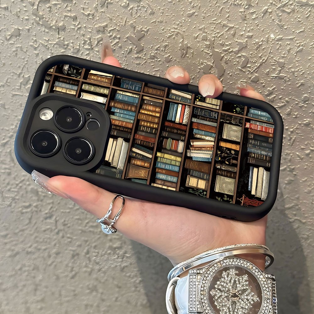 ブックシェルフ型クリエイティブパターンのiPhoneケース  - Bookshelf のレビューと価格