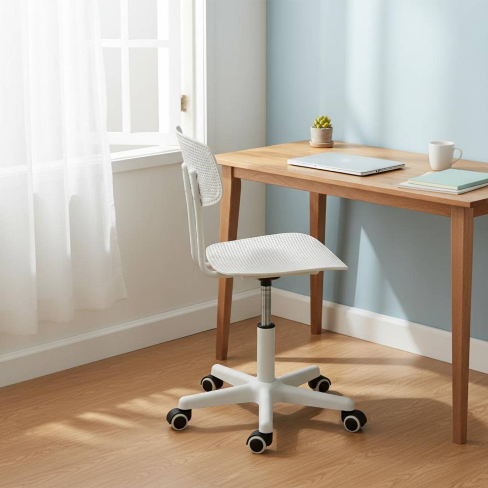 調節可能なローリングデスクチェア、通気性のあるデザイン、回転 - Office Chair のレビューと価格
