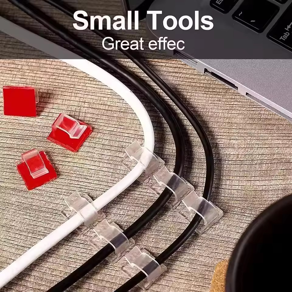 10個入り/20個入り/50個入り ケーブル整理クリップ、ケ - Desk Organizer のレビューと価格