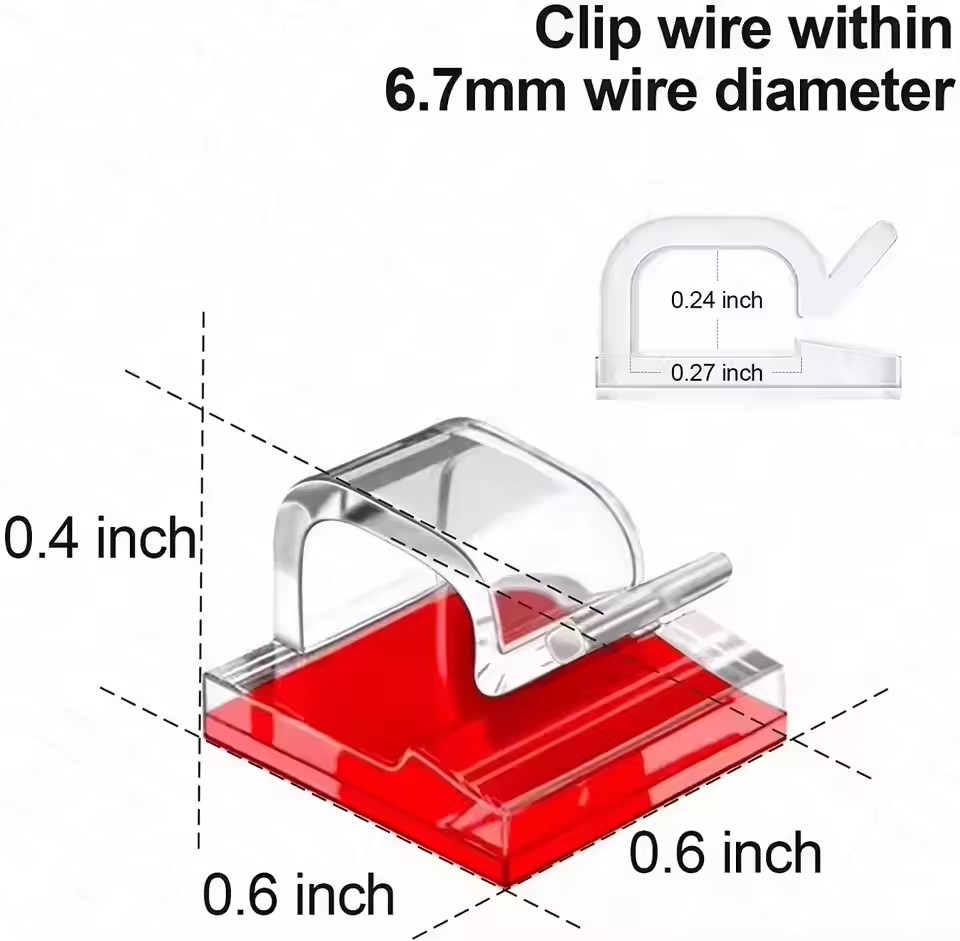 10個入り/20個入り/50個入り ケーブル整理クリップ、ケ - Desk Organizer のレビューと価格