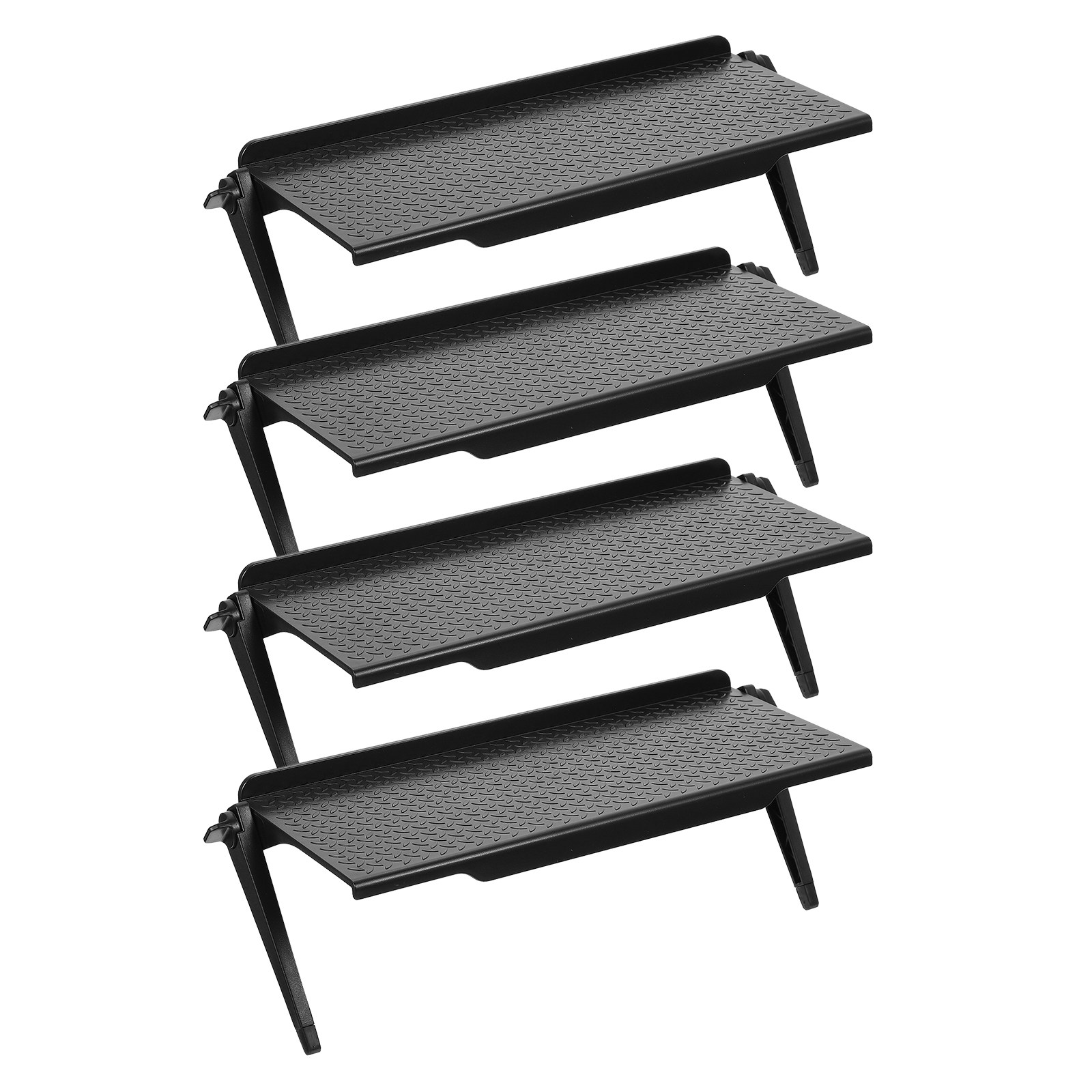 4個入り、テレビ上部に設置できる調整可能なプラスチック製モニ - Monitor Stand のレビューと価格