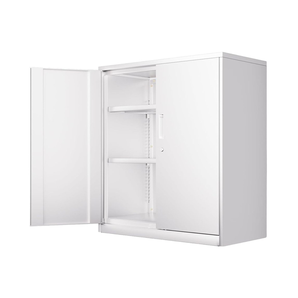 # モダンな頑丈な白い金属製収納ファイルキャビネット、36イ - File Cabinet のレビューと価格