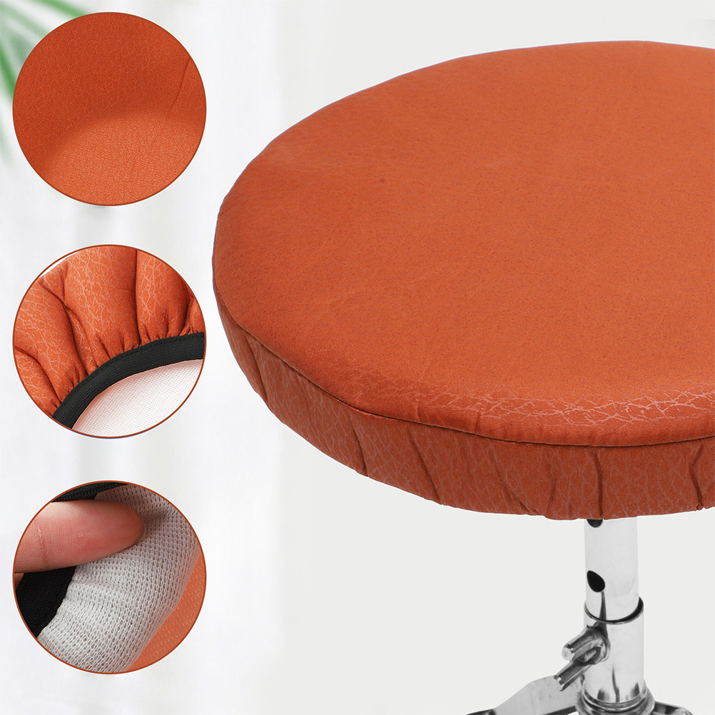 伸縮性のある円形のスツールカバー。布製で、バーチェアやオフィ - Office Stool のレビューと価格